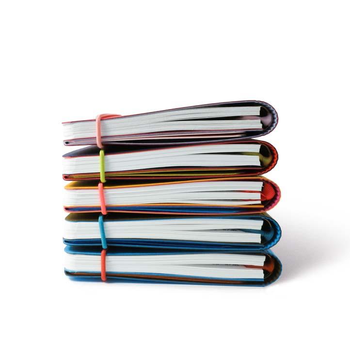 Agenda 2026 A6 mit Kartoneinband Rot – Dunkeltürkis - 2