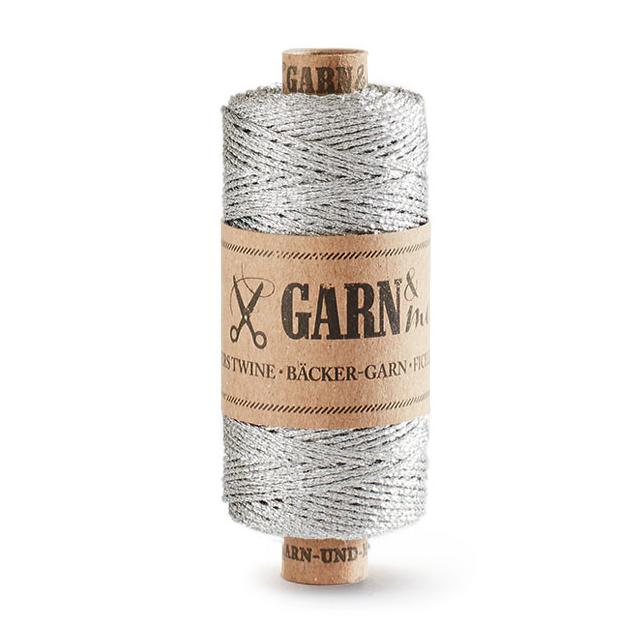 Bäcker-Garn 1 mm Silber