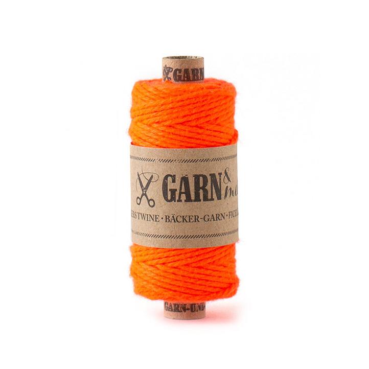 Bäcker-Garn 2 mm Neonorange