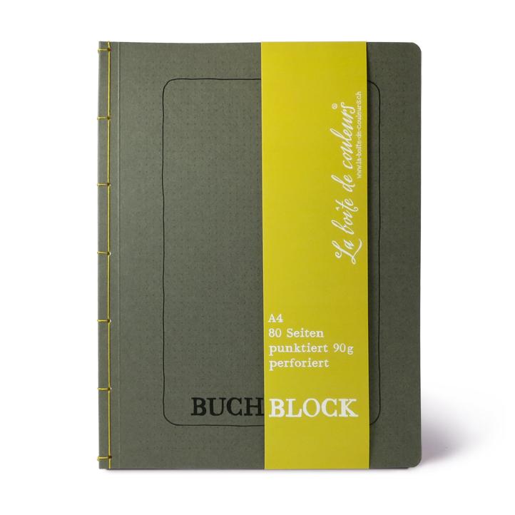 Buchblock ANTHRAZIT A4