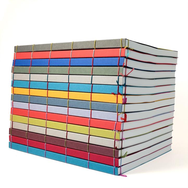 Buchblock LILA A6 - 6