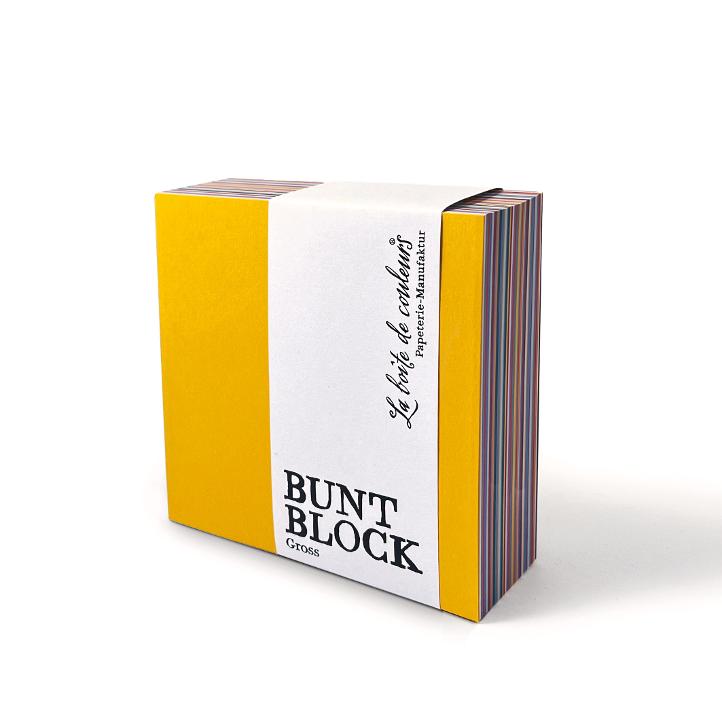 BuntBlock L in 10 assortierten Papierfarben