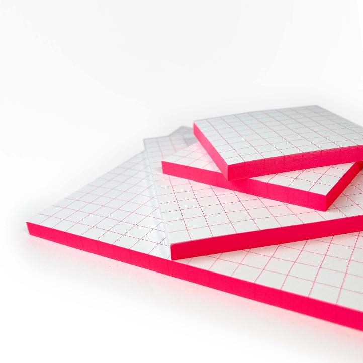 CarréBlock L, NeonPink mit Farbschnitt - 0