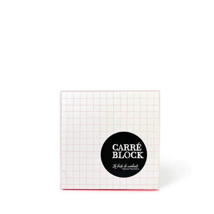 CarréBlock M, NeonPink mit Farbschnitt