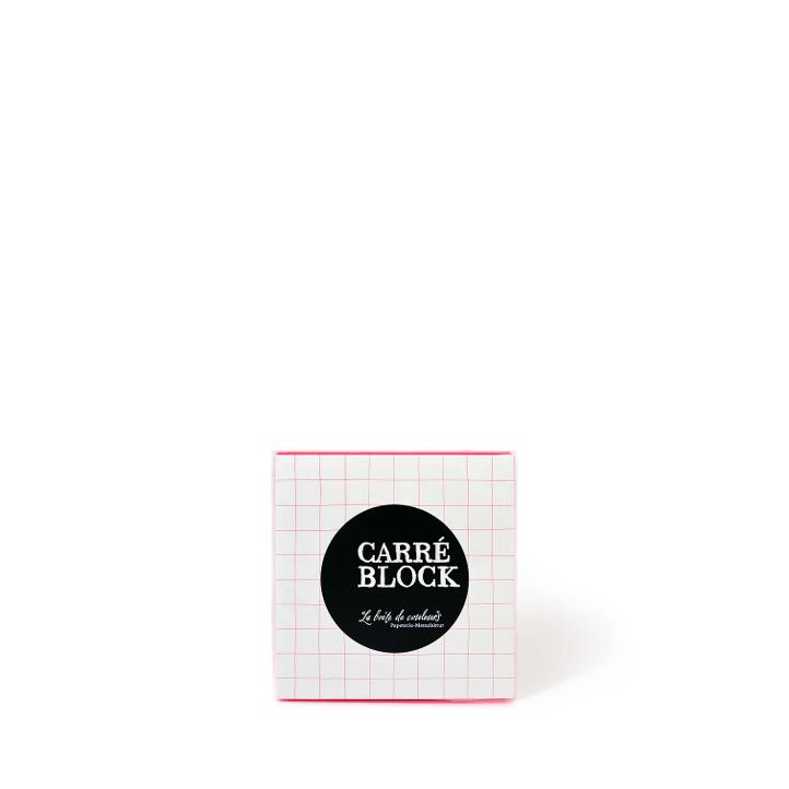 CarréBlock S, NeonPink mit Farbschnitt