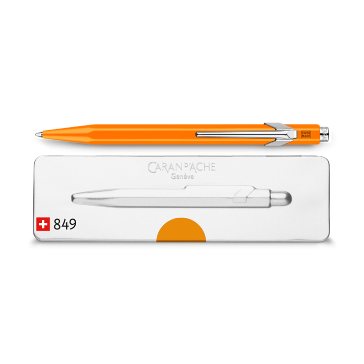 Caran d’Ache Kugelschreiber in neon orange