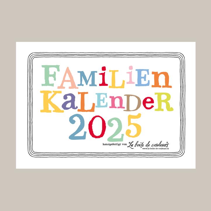 Familienkalender 2025