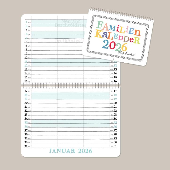 Familienkalender 2026 - 1