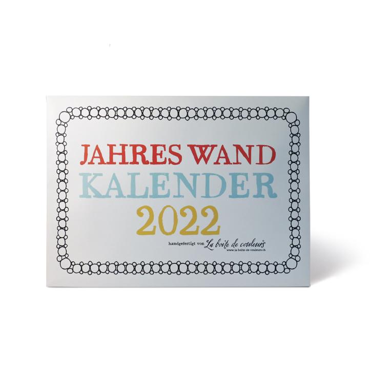 Grosser Jahres-Wand-Kalender 2022