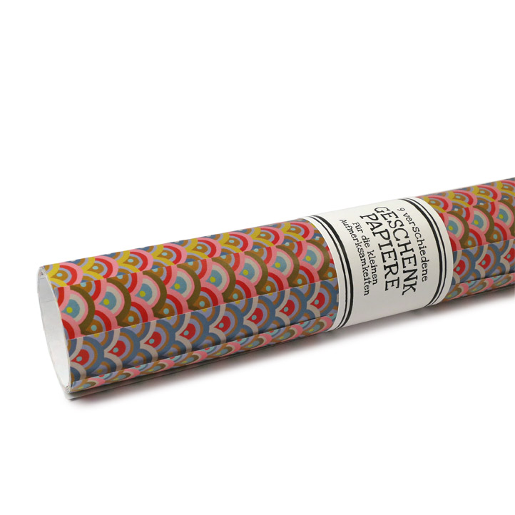 Geschenkpapier Fisch 9 Bogen Assortiert 3290 Neuheiten La Boite De Couleurs