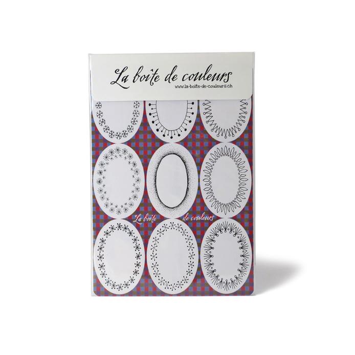 Selbstklebeetiketten sw