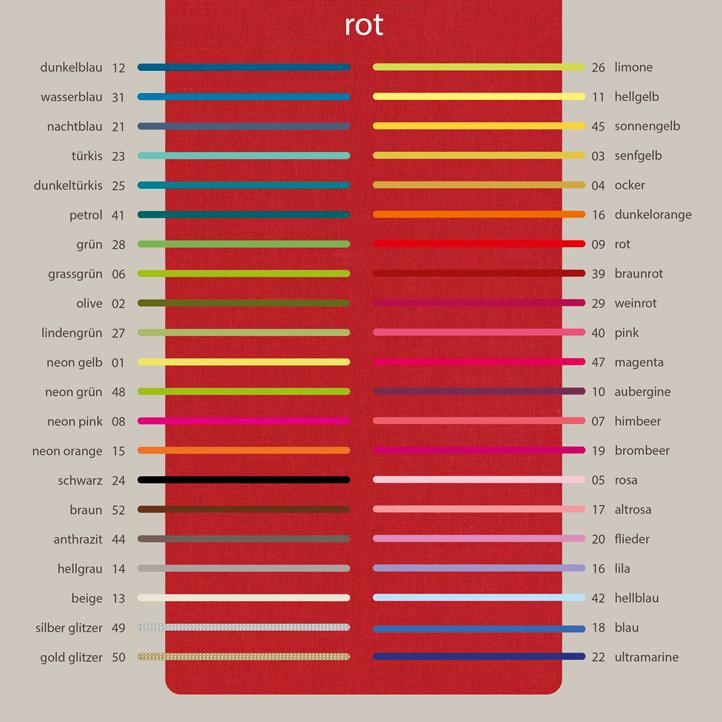 Leineneinband Rot - 0