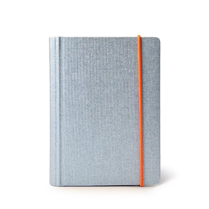 Leineneinband Silber