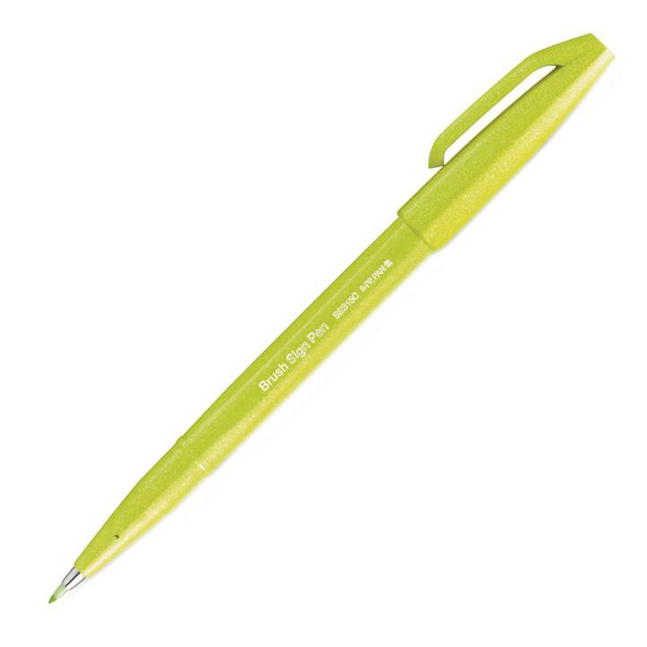Pentel Brush Sign Pen Limone