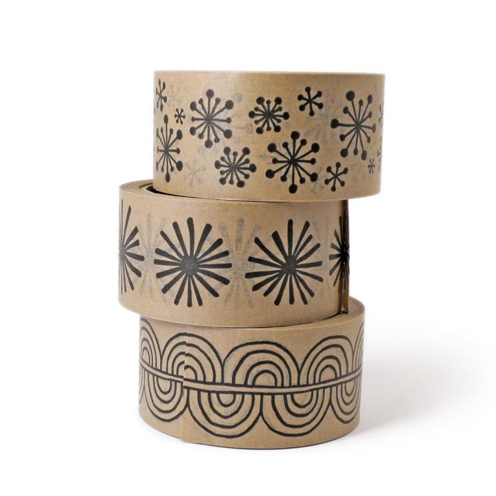 PapierKlebeband Eco Welle - 0