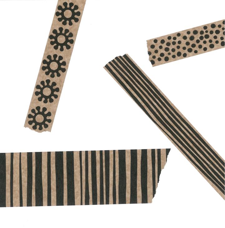 PapierKlebeband Eco Welle - 1