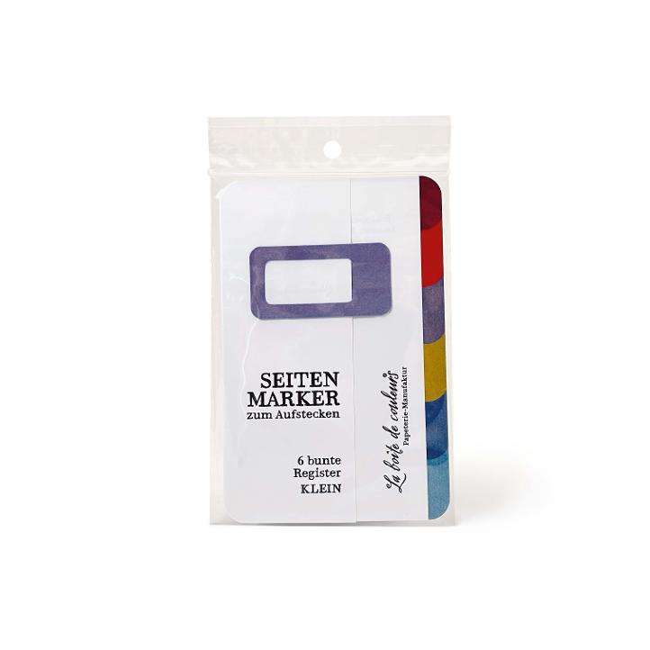 SeitenMarker KLEIN mit gedämpften Farben
