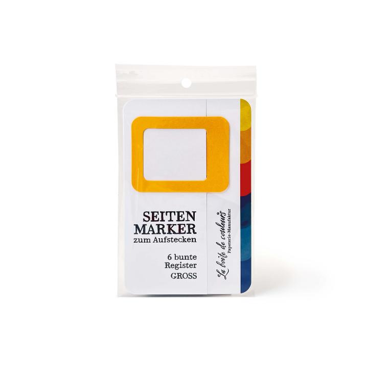 SeitenMarker GROSS mit leuchtenden Farben