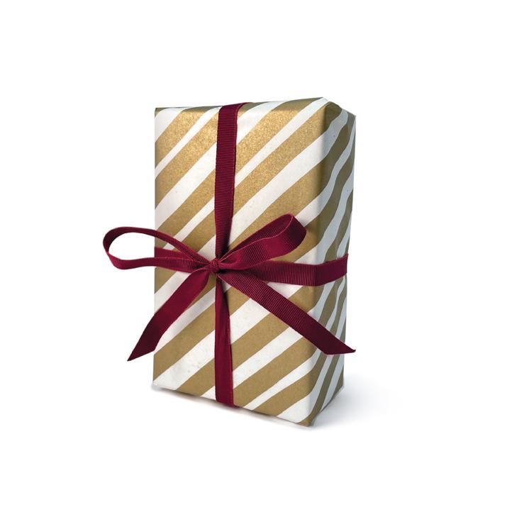 Seidenpapier gold Streifen