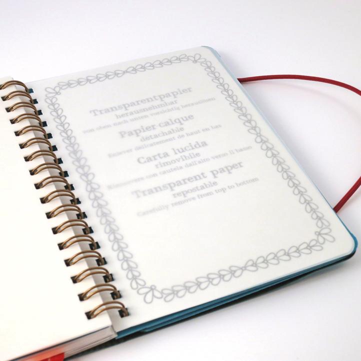 Traveler`s Notebook A6 mit Kartoneinband OLIVE – TÜRKIS - 10