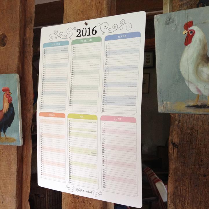 Waschkalender 2016 - 0